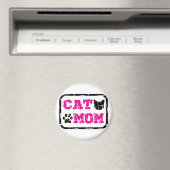 Aimant Maman de chat (In Situ (Lave-vaisselle))