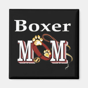 Aimant MAMAN de chien de boxeur