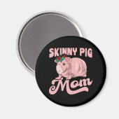Aimant Maman de cochon maigre (Recto/Verso)