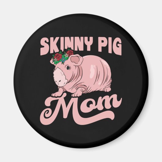 Aimant Maman de cochon maigre (Devant)