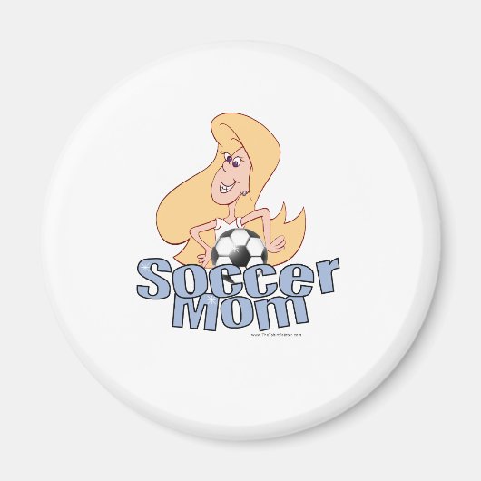Aimant Maman de football (Devant)