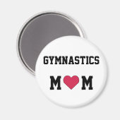 Aimant Maman de gymnastique (Recto/Verso)