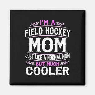 Aimant Maman de hockey sur gazon féminin