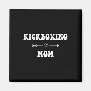 Aimant Maman de kickboxing Art martial Maman de sport élé
