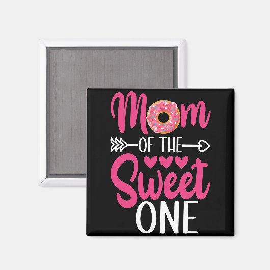 Aimant Maman de la douce âne saupoudrée (Recto/Verso)