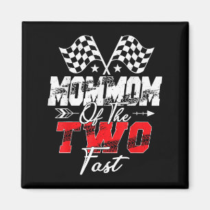 Aimant Maman Des Deux Rapides Deuxième Voiture De Course