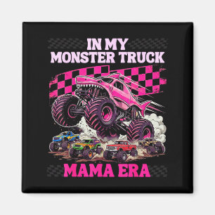 Aimant Maman drôle de camion monstre fille mignonne garço