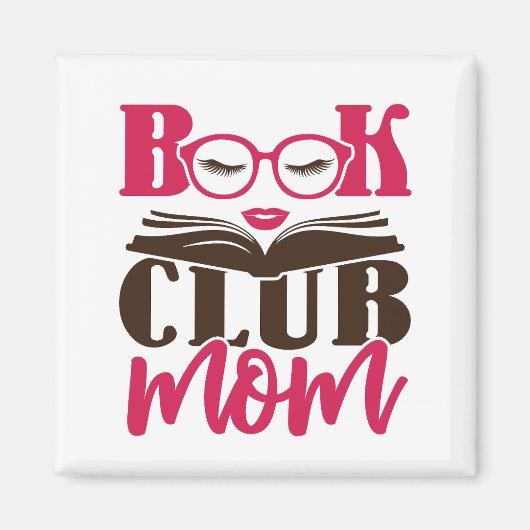 Aimant Maman du club de lecture (Devant)