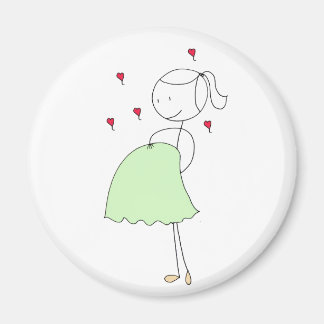 Aimant Maman enceinte (verte)