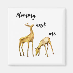 Aimant Maman et moi Deer
