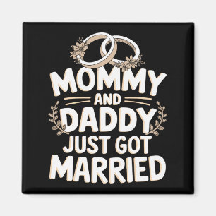 Aimant Maman et papa viennent de se marier 1