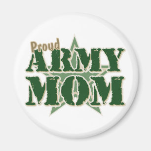 Aimant Maman fière d'armée