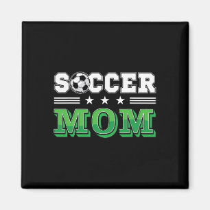 Aimant Maman Foot Famille Équipe Anniversaire Équipe Su