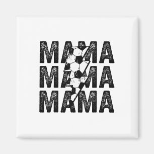Aimant Maman footballeuse éclair en détresse Maman