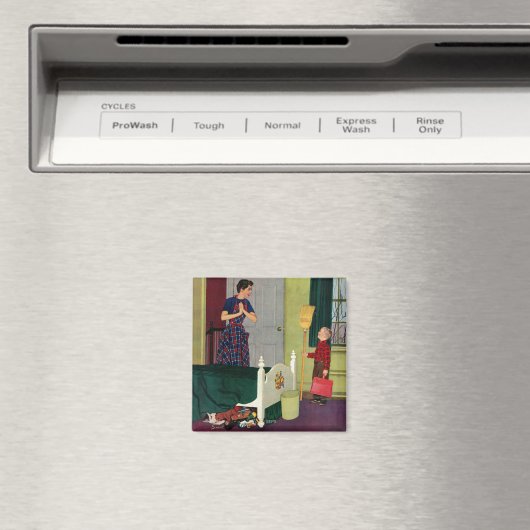 Aimant Maman, I Cleaned My Room ! (In Situ (Lave-vaisselle))