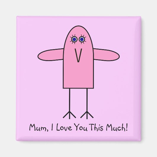 Aimant Maman, Je T'Aime Tant ! (Devant)