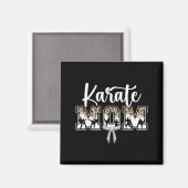 Aimant Maman Karaté Maman Karaté Mère Karaté (Recto/Verso)