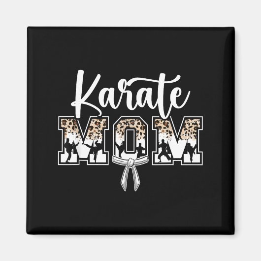 Aimant Maman Karaté Maman Karaté Mère Karaté (Devant)