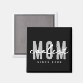 Aimant Maman la plus cool depuis 20XX Moderne Simple Prep (Recto/Verso)