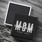 Aimant Maman la plus cool depuis 20XX Moderne Simple Prep