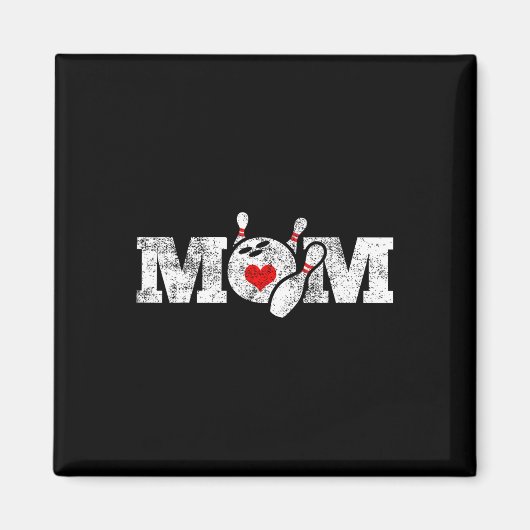 Aimant Maman Mama Bowling Sports (Devant)