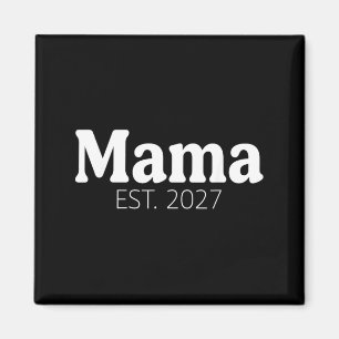 Aimant Maman Maman Est2027 Attend Bébé 2027 Mère 2026 Nou