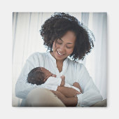 Aimant Maman Mère Bébé Famille Photo Personnaliser (Devant)