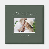 Aimant Maman mignon script moderne cadeau photo (Devant)