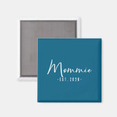 Aimant Maman mignonne Est Annonce de bébé Maman (Recto/Verso)