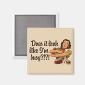 Aimant Maman occupée (Recto/Verso)