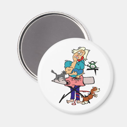 Aimant Maman occupée (Recto/Verso)