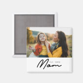 Aimant Maman Photo Fondée (Recto/Verso)