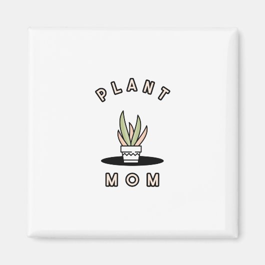 Aimant Maman plante (Devant)