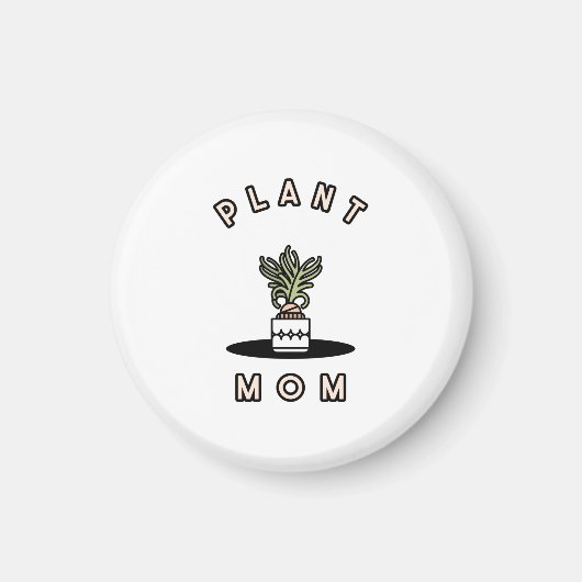 Aimant Maman plante (Devant)