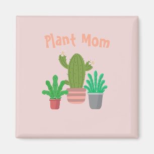 Aimant Maman plante
