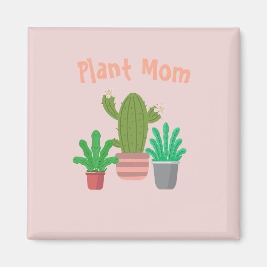 Aimant Maman plante (Devant)