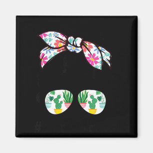 Aimant Maman plante à chignon désordonné vie de maman pla