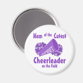 Aimant Maman pom-pom girl (Recto/Verso)