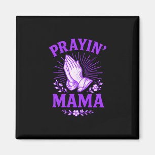 Aimant Maman qui prie Maman chrétienne Religieux Mains qu