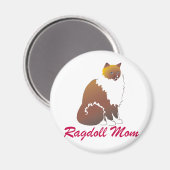 Aimant Maman Ragdoll (Recto/Verso)