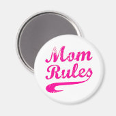 Aimant Maman règle drôle dire l'aimant (Recto/Verso)