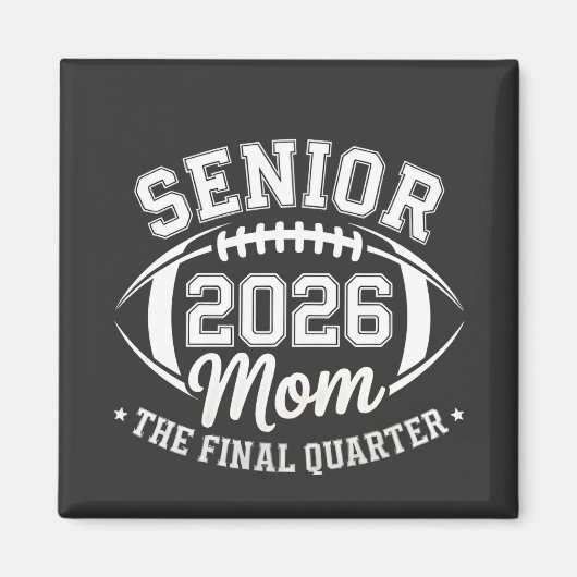 Aimant Maman Senior 2026 Le Dernier Quart (Devant)