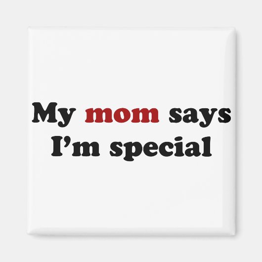 Aimant maman spéciale (Devant)