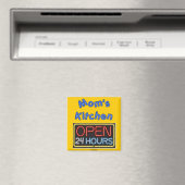 Aimant Maman's Open 24 Heures (In Situ (Lave-vaisselle))