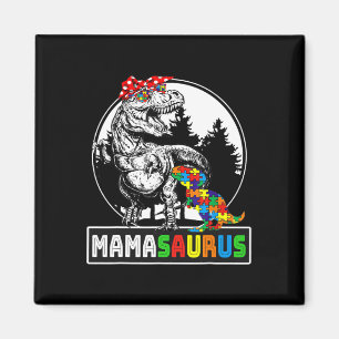 Aimant Mamasaurus T Rex Dinosaur Mama Saurus Autisme Awar