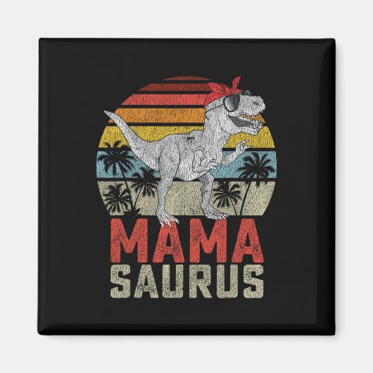 Aimant Mamasaurus T Rex Dinosaur Mama Saurus Family Match (Devant)