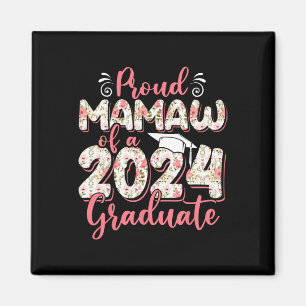 Aimant Mamaw D'Un Diplômé De 2024 Pour Diplôme Familial