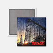 Aimant Mamba Rollercoaster World's of Fun Kansas City (Recto/Verso)