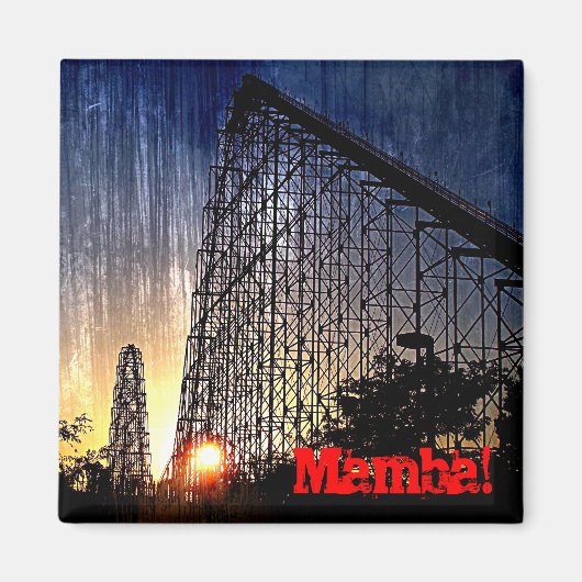 Aimant Mamba Rollercoaster World's of Fun Kansas City (Devant)