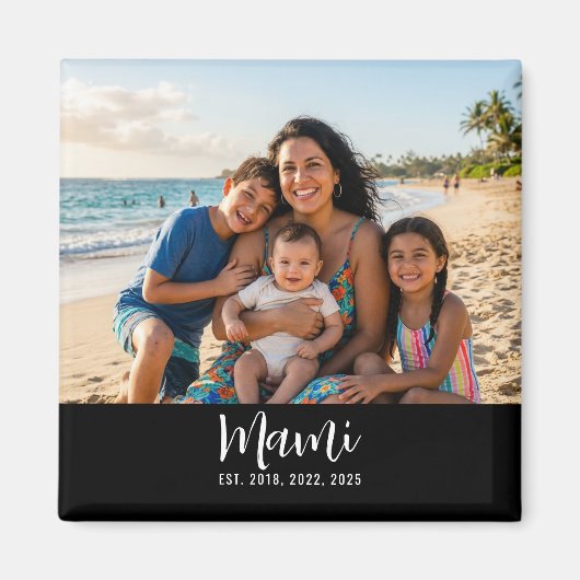 Aimant Mami Established Photo Mother's Day (Devant)